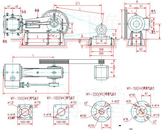 WY-50(V5)WY-100(W4)WY-200(W5)(f)ʽձðbߴD